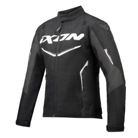 Geaca (jacheta) motociclete barbati Racing/Roadster Ixon vara model Cordolo MS culoare: negru/antracit/alb - Img 6