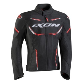 Geaca (jacheta) motociclete barbati Racing/Roadster Ixon vara model Striker AIR WP MS culoare: negru/rosu/alb - Img 5