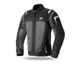 Geaca (jacheta) motociclete femei Touring Seventy vara model SD-JT46 culoare: negru/gri - Img 5