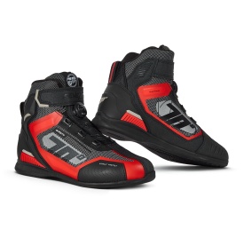 Ghete (cizme) moto Racing Unisex Seventy model SD-BR3 Veloce Pro culoare: negru/rosu - Img 5