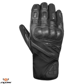 Manusi barbati Roadster Mid-season textil/piele Ixon model MS Rage MS culoare: negru – degete tactile - waterproof - Img 1