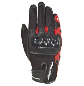 Manusi barbati Roadster vara piele/textil Ixon model RS Rise Air MS culoare: negru/rosu - degete tactile - Img 6