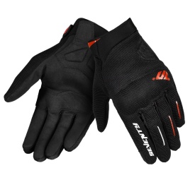 Manusi barbati Urban vara Seventy model SD-C40 Asphalt culoare: negru/rosu - degete tactile - Img 5