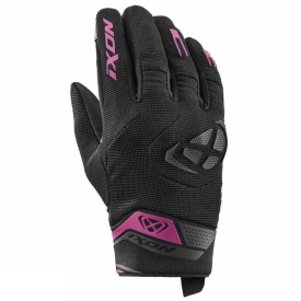 Manusi femei Roadster vara textil/piele Ixon model MIG 2 LS culoare: negru/fuchsia (roz) - degete tactile - Img 5