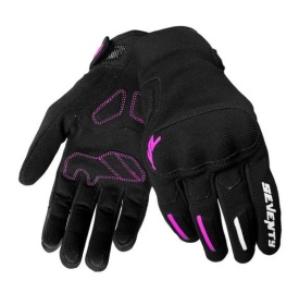 Manusi femei Urban vara Seventy model SD-C42 Asphalt culoare: negru/fuchsia (roz) - degete tactile - Img 3