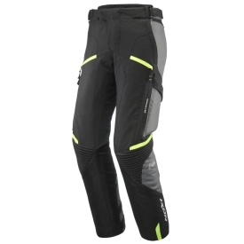 Pantaloni motociclete barbati Touring/Adventure Ixon All season model Midgard MS culoare: negru/gri/galben - Img 5