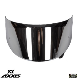 Viziera argintie (tip oglinda) casca integrala Axxis Draken S - tip MT-V-18C - compatibil cu modelul nou de casca Axxis Draken S - Img 3