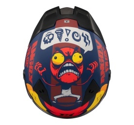 Casca integrala Axxis Fenix Angry Face C5 rosu mat - tip viziera: MT-V-31B - DKS429 - Img 7