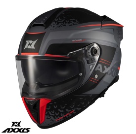 Casca integrala Axxis Hawk Evo SV Dark Justice C1 gri mat (ochelari soare integrati) - tip viziera: MT-V-31 - Img 2