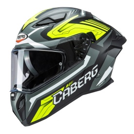 Casca integrala Caberg model Drift Evo II SV Jarama L6 negru/gri/galben fluor mat Pinlock ready - lentila Pinlock inclusa - Img 8