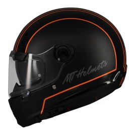 Casca integrala MT Jarama SV Wild B1 negru mat - model Retro - Cafe Racer (ochelari soare integrati) - tip viziera: MT-V-32 - Img 5
