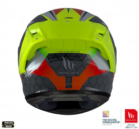 Casca integrala MT KRE+ Carbon Projectile D2 gri lucios - 100% carbon - FIM approved - Img 4