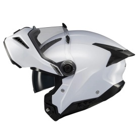 Casca modulabila Axxis GhostFighter SV A0 alb lucios (ochelari soare integrati) – tip viziera: MT-V-36 - Img 10