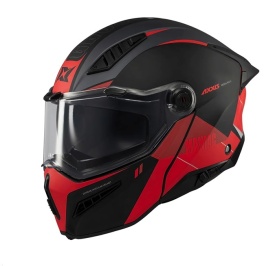 Casca modulabila (flip-up) Axxis GhostFighter SV Maniac B5 negru/rosu mat (ochelari soare integrati) – tip viziera: MT-V-36 - Img 10
