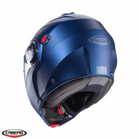 Casca modulabila (flip-up) Caberg model Duke Evo SV albastru mat Yama Pinlock ready - lentila Pinlock inclusa - Img 4