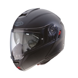 Casca modulabila (flip-up) Caberg model Levo X 17 negru mat Pinlock ready - lentila Pinlock inclusa (fibra de sticla) - Img 6