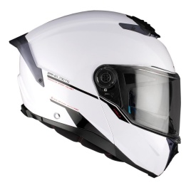 Casca modulabila MT Atom 2 SV A0 alb lucios (ochelari soare integrati) Pinlock Ready - tip viziera: MT-V-35 - Img 11