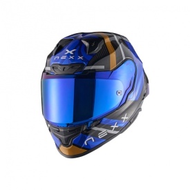 Casca moto NEXX X.R3R Swirl Deep Blue Carbon (pinlock inclus+viziera cadou) - Img 3