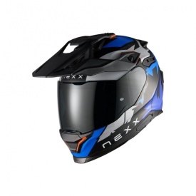 Casca moto NEXX Y.TRAVL Primal Blue Neon (pinlock inclus + viziera cadou) - Img 5