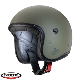 Casca open face (jet) Caberg model Freeride X 29 verde military mat (fibra de sticla) - Img 2
