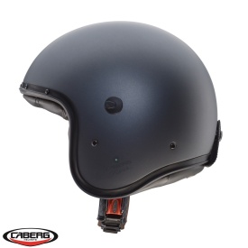 Casca open face (jet) Caberg model Freeride X 91 gun metal (titanium) mat (fibra de sticla) - Img 1