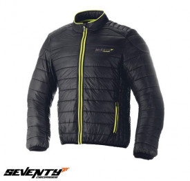 Geaca (jacheta) barbati Urban Seventy model SD-A5 culoare: negru/verde fluor - tip Softshell - greutate redusa - Img 1
