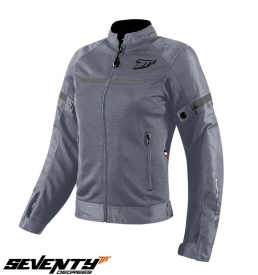 Geaca (jacheta) femei Racing vara Seventy model SD-JR30.2 Mojave culoare: gri ice