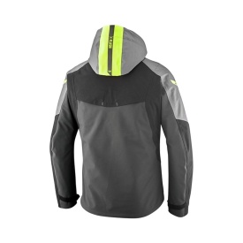Geaca (jacheta) motociclete barbati Touring/Adventure/Urban Ixon All season model Burning MS culoare: gri/negru/galben (geaca laminata; waterproof si pe exterior) - Img 5