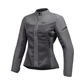Geaca (jacheta) motociclete femei Racing/Roadster Ixon vara model Fresh LS culoare: gri - Img 5