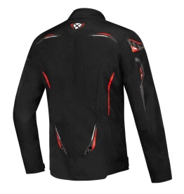 Geaca moto Racing/Roadster Ixon All season Caliber MS negru/alb/rosu - Img 5