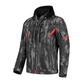 Geaca moto Rusty Stitches Jack Dylan Red/Camo