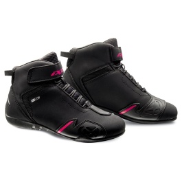 Ghete moto Roadster femei All Season Ixon model Gambler LS culoare: negru/fuchsia (roz) - Img 5