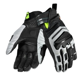Manusi barbati Touring/Adventure iarna Seventy model SD-T13 Aspen Light gri/galben fluor - WinterTex