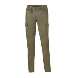 Pantaloni moto barbati Urban Seventy vara model SD-PC24 Teide Cargo culoare: forest green - Img 6