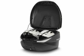 Top case SHAD SH58X D0B58206B Carbon (expandable concept) with PREMIUM lock and backrest - Img 4