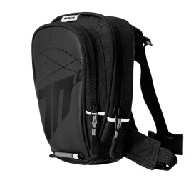 Borseta moto de picior Seventy model SD-TL1 - culoare: negru/alb