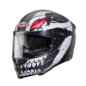 Casca integrala Caberg model Avalon X SV Punk K8 gri/alb/rosu mat Pinlock ready - Img 8