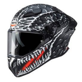 Casca integrala Caberg model Drift Evo II SV Crok H9 negru/antracit/rosu fluor mat Pinlock ready - lentila Pinlock inclusa - Img 8