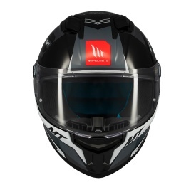 Casca integrala MT Stinger 2 Tron B12 negru/gri lucios - tip viziera: MT-V-28B - Img 6