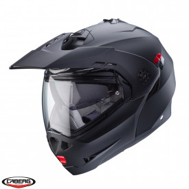 Casca modulabila (flip-up)/adventure Caberg model Tourmax X SV negru mat Pinlock ready - lentila Pinlock inclusa - Img 1