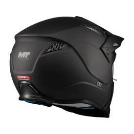 Casca MT Streetfighter SV S Pure A1 negru mat (ochelari soare integrati) - masca (protectie) barbie si cozoroc detasabile - omologare noua ECE 22.06 - Img 4