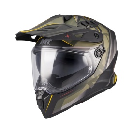 Casca touring/adventure MT model Track SV Questor B6 verde military mat – tip viziera: HS 12 - Img 3