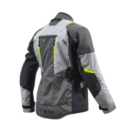 Geaca (jacheta) motociclete barbati ADV/Touring Seventy all season/iarna model SD-JT67 Tanami culoare: negru/gri/galben fluor - Img 5