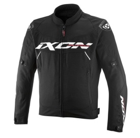 Geaca (jacheta) motociclete barbati Racing/Roadster Ixon All season model Meteor 31 MS culoare: negru/alb (concept 3 in 1)