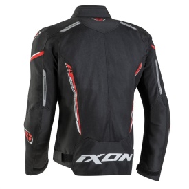 Geaca (jacheta) motociclete barbati Racing/Roadster Ixon vara model Striker AIR WP MS culoare: negru/rosu/alb - Img 4