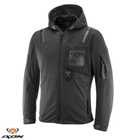 Geaca (jacheta) motociclete barbati Touring/Adventure/Urban Ixon Mid-Season model M-Quarter MS culoare: antracit/negru (geaca laminata; waterproof si pe exterior)