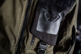 Geaca (jacheta) motociclete barbati Touring/Adventure/Urban Ixon Mid-Season model M-Quarter MS culoare: khaki/negru (geaca laminata; waterproof si pe exterior) - Img 3