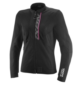 Geaca (jacheta) motociclete femei Roadster Ixon vara model Ostro LS culoare: negru/roz