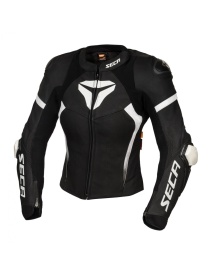 Geaca moto piele SECA SRS II negru femei