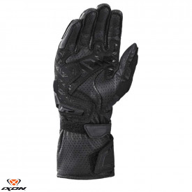 Manusi barbati Racing vara piele Ixon model Thunder Air MS culoare: negru - degete tactile - Img 2
